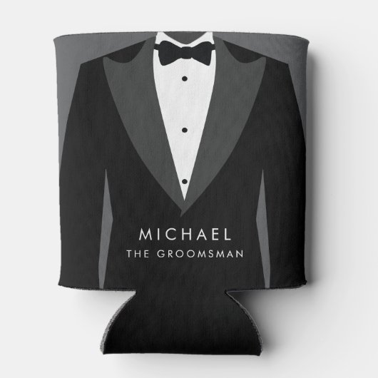 Zwarte Bruidsjonkers Koeler Cadeaus Kan Koeler (Achterkant)