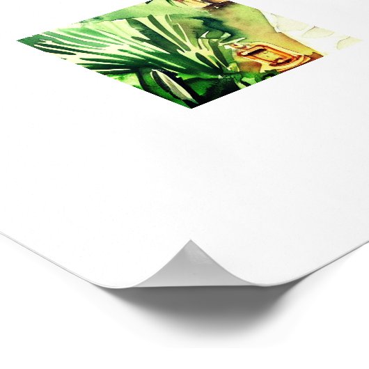 Zwarte bruiloft poster (Hoek)