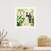 Zwarte bruiloft poster (Keuken)