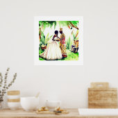 Zwarte bruiloft poster (Keuken)