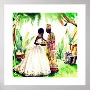 Zwarte bruiloft poster