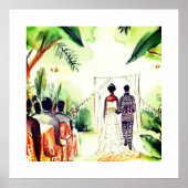 Zwarte bruiloft poster (Voorkant)