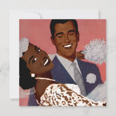 Zwarte Bruiloft Save The Date (Voorkant)