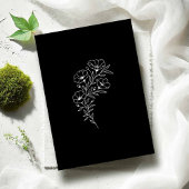 Zwarte bruiloft uitnodigingen