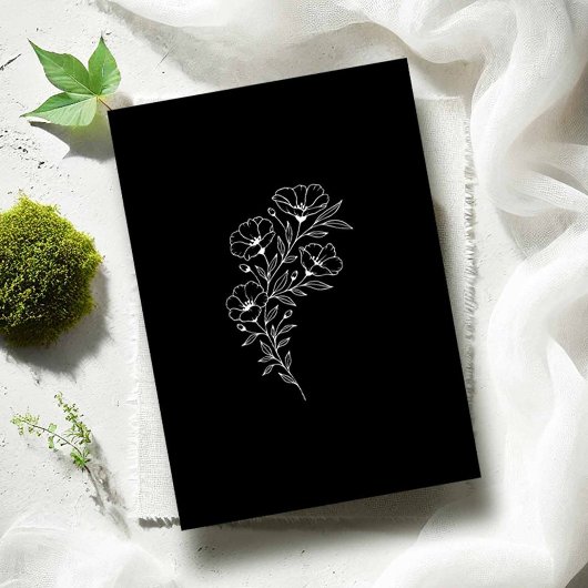 Zwarte bruiloft uitnodigingen