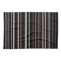 Zwarte, bruine en witte streepjes in barcode-stijl