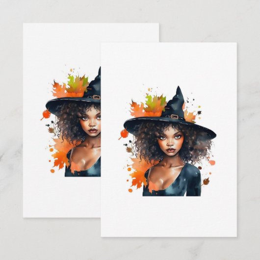 Zwarte Bruja Kaarten (Voorkant / Achterkant)
