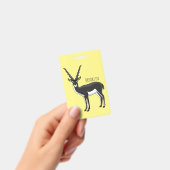 Zwarte-buck-antilope-afbeelding Badge (Handheld)