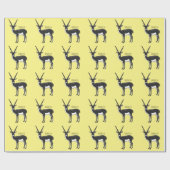 Zwarte-buck-antilope-afbeelding Cadeaupapier (Vlak)