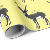 Zwarte-buck-antilope-afbeelding Cadeaupapier (Rol Hoek)