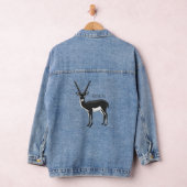 Zwarte-buck-antilope-afbeelding Denim Jacket (Hangar)