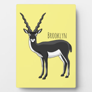 Zwarte-buck-antilope-afbeelding Fotoplaat