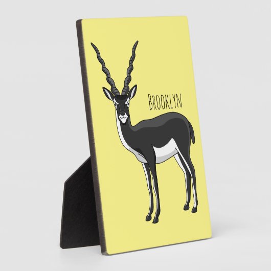 Zwarte-buck-antilope-afbeelding Fotoplaat (Zijkant)