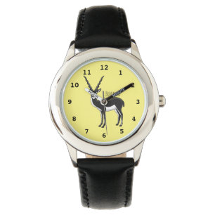 Zwarte-buck-antilope-afbeelding Horloge