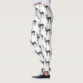 Zwarte-buck-antilope-afbeelding Leggings (Links)