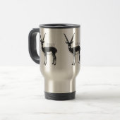 Zwarte-buck-antilope-afbeelding Reisbeker (Voorkant links)