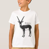 Zwarte-buck-antilope-afbeelding T-shirt (Voorkant)