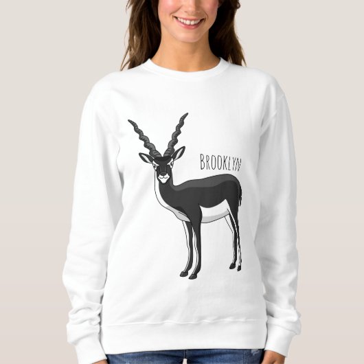 Zwarte-buck-antilope-afbeelding Trui (Voorkant)