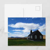 Zwarte Budir-kerk op Briefkaart (Voorkant / Achterkant)