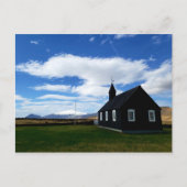 Zwarte Budir-kerk op Briefkaart (Voorkant)