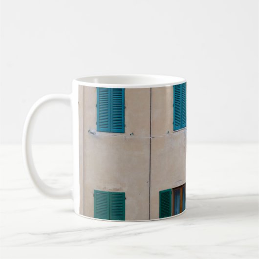 ZWARTE BUDZORG OP PINK PAINK WALL KOFFIEMOK (Links)