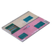 ZWARTE BUDZORG OP PINK PAINK WALL NOTITIEBOEK (Linkerzijde)