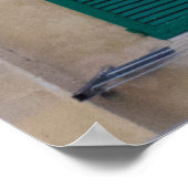 ZWARTE BUDZORG OP PINK PAINK WALL POSTER (Hoek)