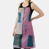 ZWARTE BUDZORG OP PINK PAINK WALL SCHORT (Insitu)