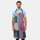 ZWARTE BUDZORG OP PINK PAINK WALL SCHORT (Gedragen)