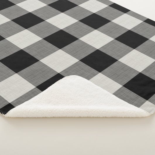 Zwarte buffelcontrole | Moderne bosbouw Sherpa Deken (3/4)