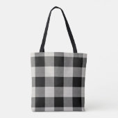 Zwarte buffelcontrole | Moderne bosbouw Tote Bag (Achterkant)