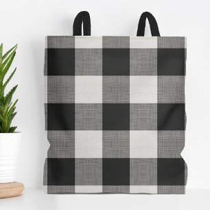 Zwarte buffelcontrole Moderne bosbouw Tote Bag