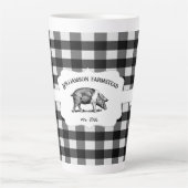 Zwarte buffelplaat Boerderij Varkenspat Mok (Voorkant)