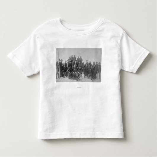 Zwarte "buffelsoldaten" van de 25e infanterie kinder shirts (Voorkant)