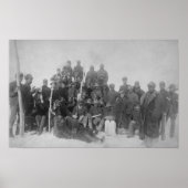 Zwarte "buffelsoldaten" van de 25e infanterie poster (Voorkant)