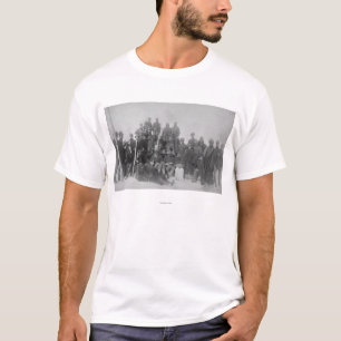 Zwarte "buffelsoldaten" van de 25e infanterie t-shirt