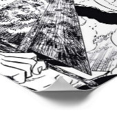 Zwarte Bull slaat Finral Black Clover op Poster (Hoek)