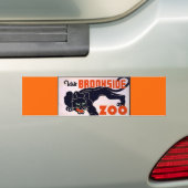  zwarte bumpersticker (Op auto)