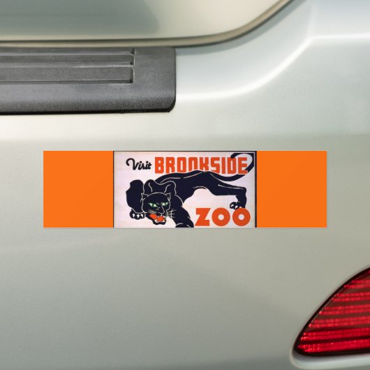  zwarte bumpersticker (Op auto)