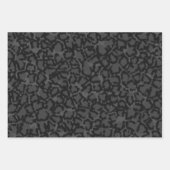 Zwarte bundel inpakpapier vel (Voorkant)