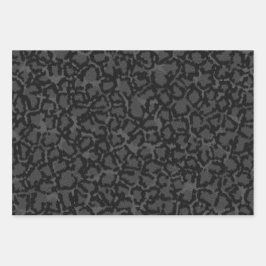 Zwarte bundel inpakpapier vel (Voorkant)