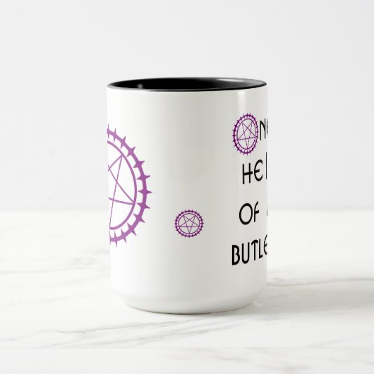 Zwarte Butler geïnspireerd, Mok (Midden)