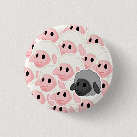 Zwarte Button (Voorkant)