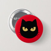 Zwarte Button (Voorkant /achterkant)