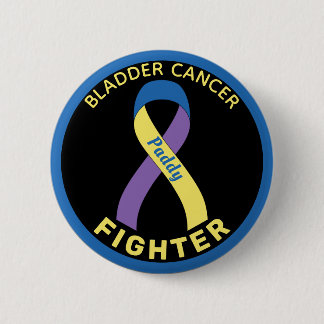 Zwarte Button met bladerkanker