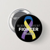 Zwarte Button met bladerkanker (Voorkant /achterkant)