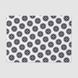 Zwarte Button Tissuepapier