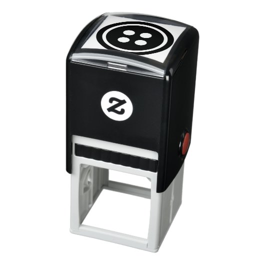 Zwarte Button Zelfinktende Stempel (Product)