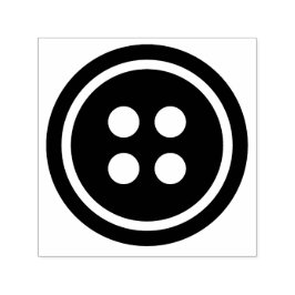 Zwarte Button Zelfinktende Stempel