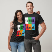 zwarte ca  vrouwen ew mensen meowy kat t-shirt (Unisex)